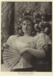 Miss Lillian Russell da English Photographer