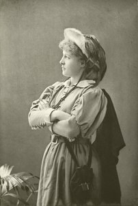 Miss Lily Langtry come Rosalind (incisione) da English Photographer
