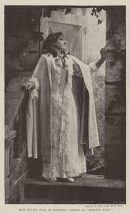 Miss Lucile Hill come Dorothy Vernon in Haddon Hall da English Photographer