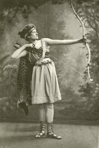Miss Marion Grey come Ippolita (incisione) da English Photographer
