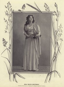 Miss Maud Jeffries da English Photographer