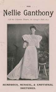 Miss Nellie Ganthony del Criterion Theatre da English Photographer
