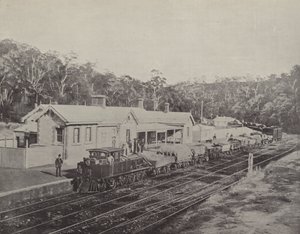 Stazione ferroviaria di Mount Lofty, ferrovia Adelaide-Melbourne da English Photographer