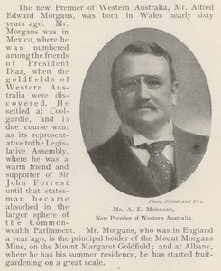 Il Signor A E Morgans, Nuovo Premier dell