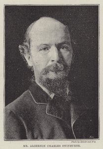 Mr Algernon Charles Swinburne da English Photographer