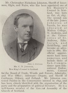 Mr C N Johnston, nuovo King