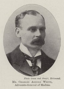 Il signor Charles Arnold White, avvocato generale di Madras da English Photographer