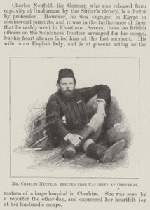 Il signor Charles Neufeld, salvato dalla prigionia a Omdurman