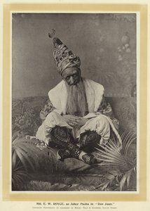 Mr E W Royce, come Jabez Pasha in Don Giovanni da English Photographer
