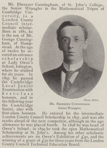 Mr Ebenezer Cunningham, Senior Wrangler da English Photographer