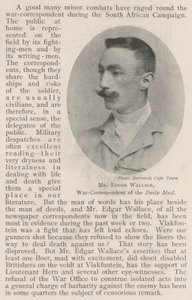 Mr Edgar Wallace, corrispondente di guerra del Daily Mail da English Photographer