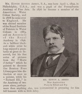 Il signor Edwin A Abbey da English Photographer