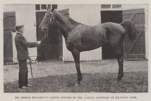 Mr George Edwardess Santoi, vincitore del Jubilee Handicap a Kempton Park