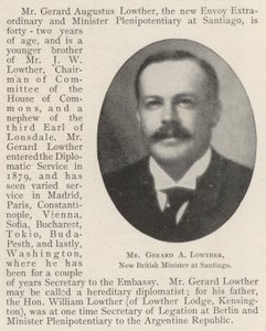 Mr Gerard A Lowther, nuovo ministro britannico a Santiago da English Photographer