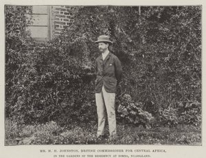 Il signor H H Johnston, Commissario britannico per l