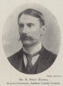 Mr H Percy Harris, Vicepresidente, Consiglio della Contea di Londra da English Photographer
