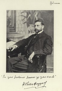 Mr H Rider Haggard, JP