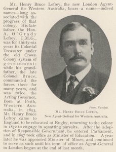 Mr Henry Bruce Lefroy, nuovo agente generale per l