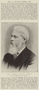 Mr Henry Hucks Gibbs, MP per la città di Londra da English Photographer
