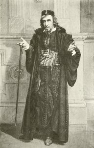 Mr Henry Irving come Shylock (incisione) da English Photographer