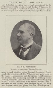 Mr J L Wilkinson, direttore della Great Western Railway da English Photographer