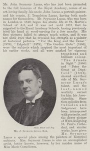 Il signor J Seymour Lucas, RA