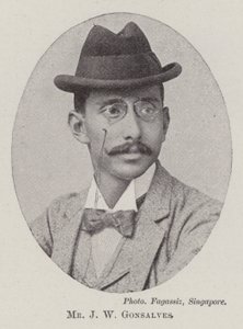 Il signor J W Gonsalves da English Photographer