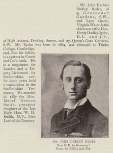 Il signor John Dudley Ryder da English Photographer