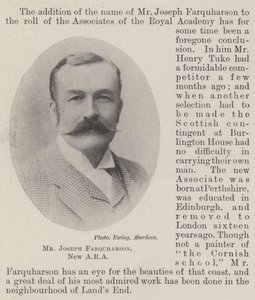 Mr Joseph Farquharson, nuovo ARA da English Photographer
