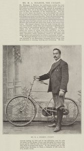 Il signor M A Holbein, il ciclista da English Photographer