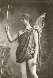 Mr Otto Stuart come Oberon (incisione)