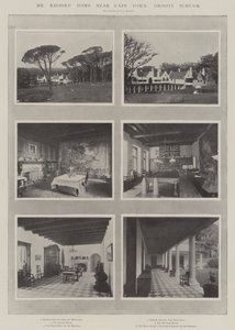 Casa del Signor Rhodes vicino a Città del Capo, Groote Schuur da English Photographer