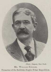 Mr William Ziegler, promotore della spedizione polare Baldwin-Ziegler da English Photographer