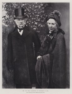 Mr e Mrs Gladstone a Hawarden nel 1895