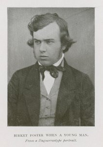 Myles Birket Foster, artista inglese, da giovane da English Photographer