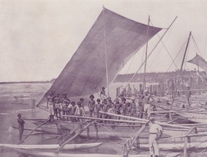 Barche da Pesca Nativi, Ceylon da English Photographer