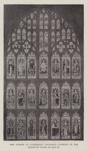 Nuova finestra nella Cattedrale di Canterbury, inaugurata dal Principe di Galles il 29 maggio da English Photographer