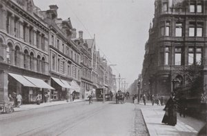 Newcastle, Grainger Street, West da English Photographer
