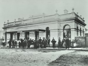 Notting Hill Gate Station: esterno della Metropolitan Railway, 1868