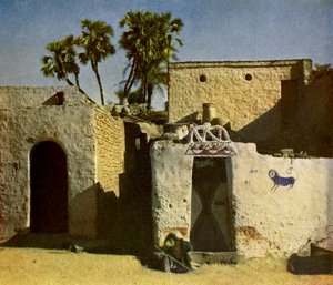 Casa nubiana sull