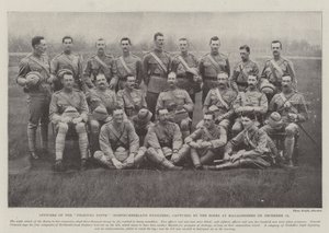 Ufficiali del Fighting Fifth (Northumberland Fusiliers), catturati dai Boeri a Magaliesberg il 13 dicembre
