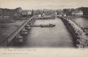 Vecchio Ponte e Acquedotto, Putney, 1878 da English Photographer