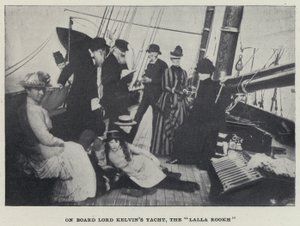 A bordo dello yacht di Lord Kelvin, il "Lalla Rookh" da English Photographer