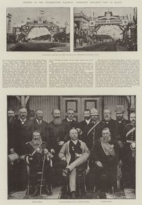 Apertura della ferrovia di Charlestown, visita del Presidente Kruger a Natal