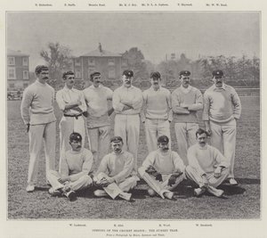 Apertura della stagione di cricket, la squadra del Surrey