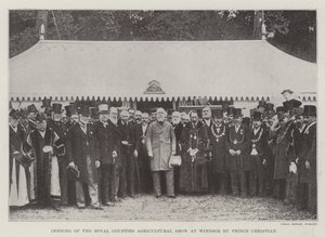 Apertura della Royal Counties Agricultural Show a Windsor da parte del Principe Christian da English Photographer