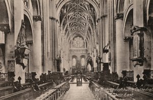 Oxford, Cattedrale di Christchurch, Coro Est da English Photographer