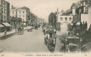 Oxford Street, Est da Marble Arch da English Photographer