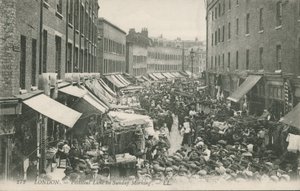Petticoat Lane la domenica mattina da English Photographer