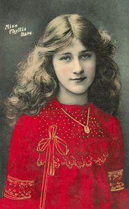 Phyllis Dare, attrice e cantante inglese da giovane da English Photographer